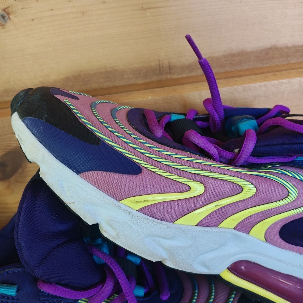 Nike Air Max 270 React Eggplant Magic Flamingo CK2595-500 Women's Size 7 EUC - Picture 3 of 7